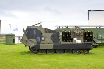 Fototapeta premium Tracked Missile Launching Vehicle