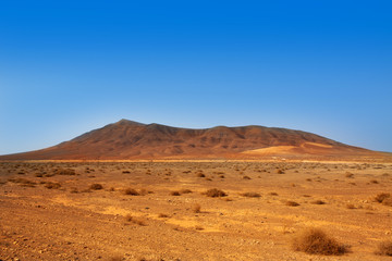 Ajaches mountain in Lanzarote Punta Papagayo