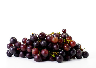 Grape on white background