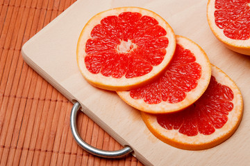 Grapefruit background