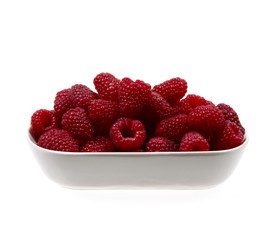 Raspberries background