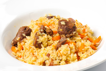 Traditional oriental pilaf