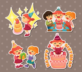 birthday stickers