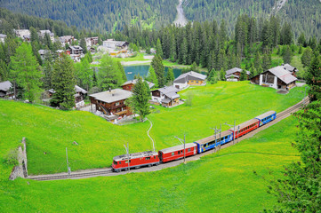 Narrow gauge railway.