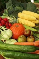 Frisches Obst und Gemüse