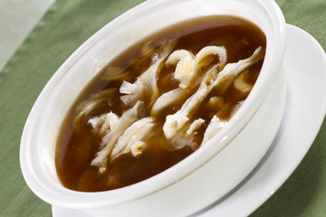 Chinese style soup made form mushroom