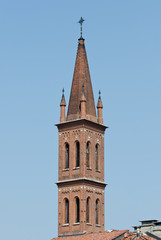 Fototapeta premium Campanile di S. Agostino - Saluzzo - (Cn)