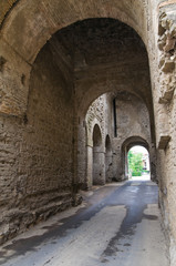 Porta romana. Nepi. Lazio. Italy.
