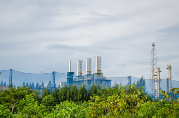 Obraz premium Petrochemical plant in Thailand