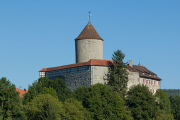 Fototapeta na wymiar Reichenberg Castle Oppenweiler boczny północny zachód