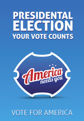 Presidental election - vote for America