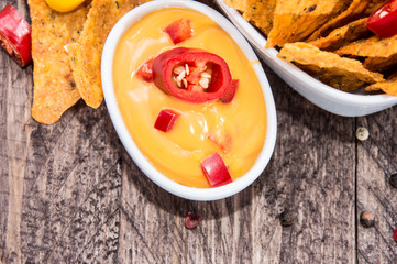 Small bowl with Cheese Sauce