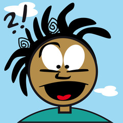 garçon, expression, visage, figure, portrait, personnage,