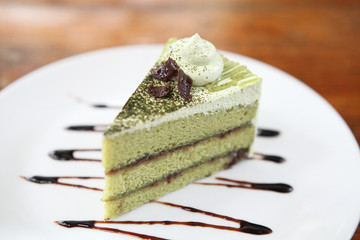 green tea cake