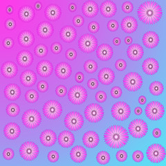 Flower  of wallpaper on background