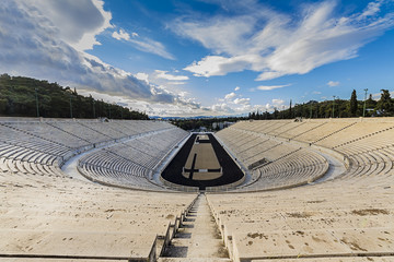 Panathenaic stadium or kallimarmaro in Athens - 44837596
