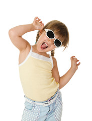 girl in glasses