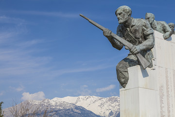 The Distomo Memorial in Greece