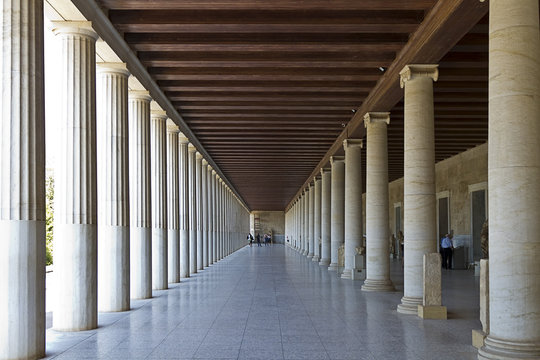 Stoa of Attalos in Athens, Greece