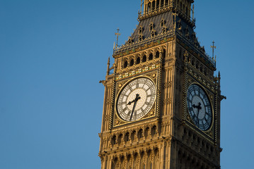 Fototapeta na wymiar Big Ben w Londynie, Wielka Brytania