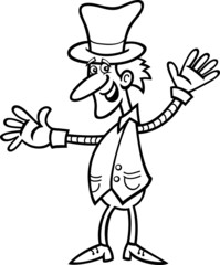 christmas elf for coloring book