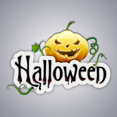 Naklejka premium halloween label