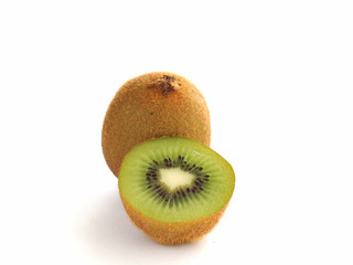 Kiwifruit isolated on white background