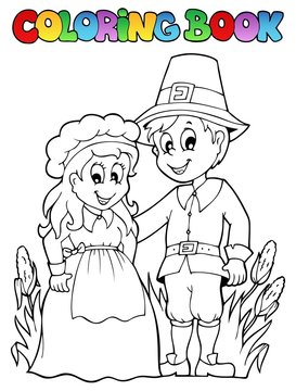 Coloring book Thanksgiving image 2