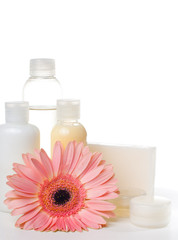 Fototapeta na wymiar products for spa, body care and hygiene