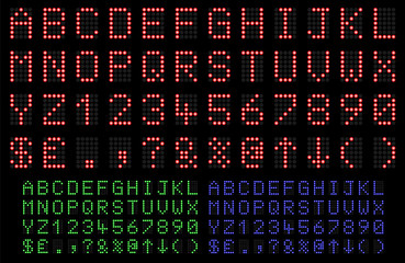 LED Font