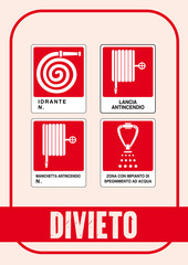 Segnale Divieto Kit 109