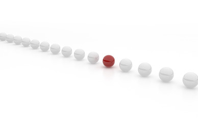 Stand Out from the Crowd - High quality image with path