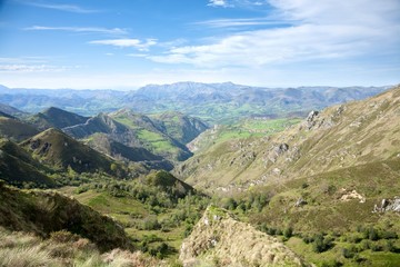Naklejka premium valley in Picos de Europa
