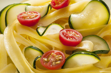 Close up of noodles