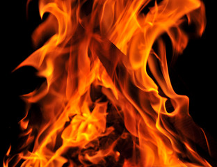 Fototapeta premium Kamin Flamme