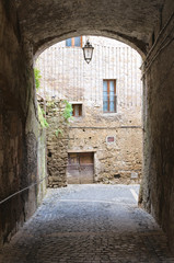 Fototapeta premium Alleyway. Calcata. Lazio. Italy.