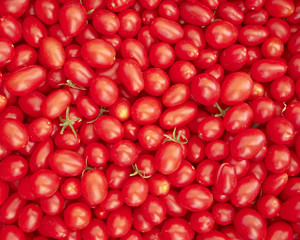 red cherry tomatoes, natural background
