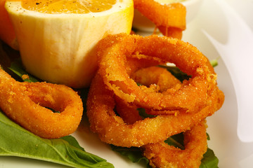 Fried calamars