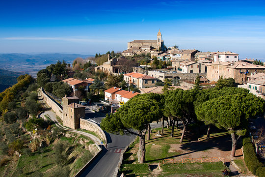 Montalcino. Panoramic view.