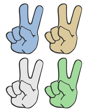 Winner hand art