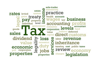 Tax Word Cloud