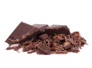 Chopped chocolate  bars