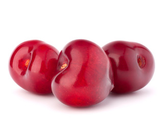 Heart shaped cherry berries
