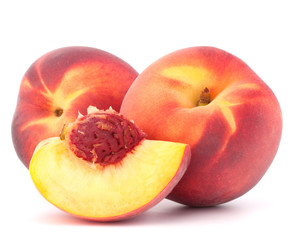 Ripe peach fruit