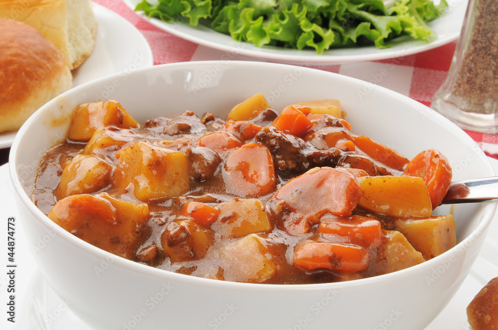 Wall mural Beef stew