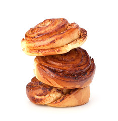 Homemade cream roll