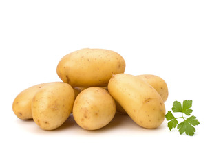 New potato and green parsley