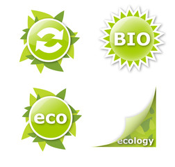 Green eco labels