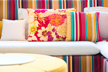 Colorful cushions