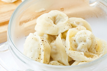 boiled pelmeni